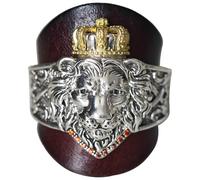 Ami Click Retro Rrl Handmade Men Square Scarf Slide Ring Buckle 1Pcs Cowhide Cowboy western style, Original Color, Default