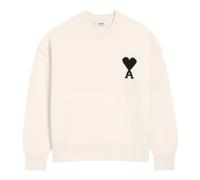 Ami de Coeur Crewneck Jumper - male - Ami Paris - Round-neck Knitwear - White - L - Knitwear L