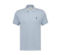 Ami de Coeur Polo - male - Ami Paris - Polo Shirts - Blue - M - Tops M