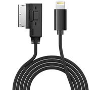 AMI MMI Aux Cable for Apple iPhone 14 13 12 11 XS XR X 8 7 6 SE Compatible with Audi A3/A4/A5/A6/A7/A8/S4/S6/S8/Q5/Q7/R8/TT 2011-2016, VW CC Magotan with MMI 3G System (3.3FT)