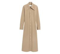AMI Paris balloon sleeve fitted shirt midi dress - Neutrals 32-34-36-38-40