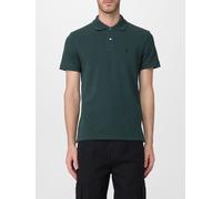 AMI PARIS Cotton Short-Sleeved Polo Shirt with Embroidered Logo - Size: L - male