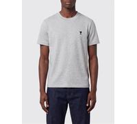 AMI PARIS Crewneck Cotton T-Shirt with Embroidered Ami de Coeur Logo and Dropped Shoulders - Size: XL - male