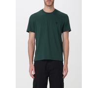 AMI PARIS Crewneck Cotton T-Shirt with Embroidered Ami de Coeur Logo and Dropped Shoulders - Size: XXL - male