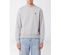 AMI PARIS Crewneck Sweatshirt in Cotton with Embroidered Ami de Coeur Logo - Size: L - male