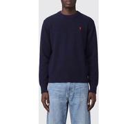AMI PARIS Crewneck Wool Jumper with Ami de Coeur Logo Embroidery - Size: S - male