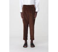 AMI PARIS Cropped Corduroy Trousers with Mid-Rise Waist - Size: XL - male