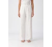 AMI PARIS Linen Blend Palazzo Trousers - Size: L - female