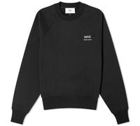AMI Paris Logo Crew Sweatshirt Black