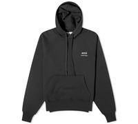 AMI Paris Logo Hoodie Black