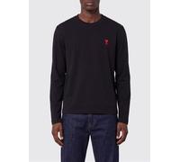 AMI PARIS Long-Sleeved Cotton Jersey T-Shirt with Embroidered Logo - Size: L - male