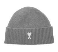 AMI Paris Men's Alpaca Knit Beanie Gris/Ecru