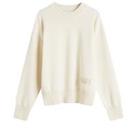 AMI Paris Men's Ami Crewneck Sweater White Cream