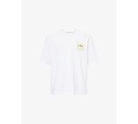 Ami Paris Mens Ami Paris Post-It Je T'Aime Cotton-Jersey T-Shirt Blanc S