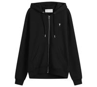 AMI Paris Men's Contrasted Ami De Coeur Hoodie Noir/Blanc Creme