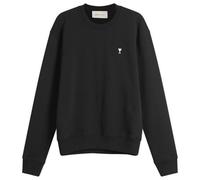 AMI Paris Men's Contrasted Ami De Coeur Sweatshirt Noir/Blanc Creme