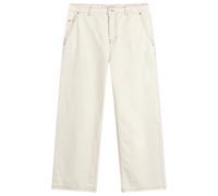 AMI Paris Men's Light Denim Wide Fit Jeans White