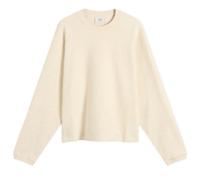 AMI Paris Men's Reversed Non Brushed Fleece Crewneck Sweatshirt Ivoire