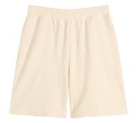 AMI Paris Men's Reversed Non Brushed Fleece Shorts Ivoire