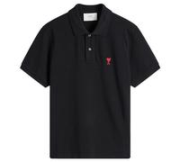 AMI Paris Men's Small A Heart Polo Black Large