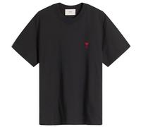 AMI Paris Men's Small Red ADC Classic T-Shirt Black