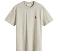 AMI Paris Men's Small Red ADC Classic T-Shirt Heather Ash Grey