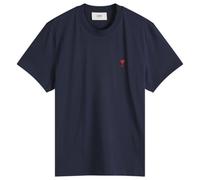 AMI Paris Men's Small Red ADC Classic T-Shirt Night Blue