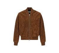 AMI PARIS Suede Bomber Jacket M