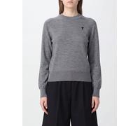 AMI PARIS Sweater Woman color Grey - Size: S - female