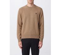 AMI PARIS Wool Crewneck Jumper with Embroidered Ami de Caur Logo - Size: L - male