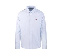Ami Shirts - male - Ami Paris - Formal Shirts - Blue - S - Shirts S