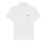 AMI Short Sleeve Ami de Heart Polo Shirt 'White' HPL411-760-100 XL