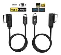 AMI to USB-C AUX Cable for VW/Audi MMI Type-C Car Audio Charger Kit, Pixel 2/2 XL, U11/U12, Galaxy S8/S9, Moto Z2