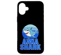 Amia Shark Family Reunion Squad First Last Name Case for iPhone 16 Plus