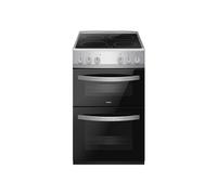 Amica 50cm Electric Cooker - Silver