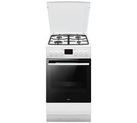 Amica 510geh3.33zptadpa (W) Stove Gas Cooker White - Ovens & Cookers (Cooker, White, Rotary, Front, Electronic, Low)