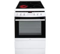 Amica 608CE2TAW 60cm Electric Cooker with Ceramic Hob - White