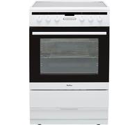 Amica 608CE2TAW 60cm Electric Cooker with Ceramic Hob - White