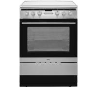 AMICA 608CE2TAXX Cooker 60cm Electric Single Cavity Ceramic S/Steel