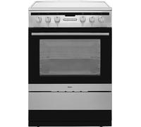 AMICA 608CE2TAXX Cooker 60cm Electric Single Cavity Ceramic S/Steel