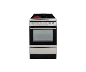 Amica 608CE2TAXX Freestanding Ceramic Top Cooker 60 cm Stainless Steel