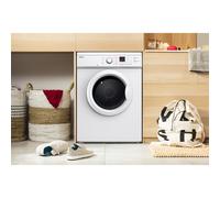 Amica 7kg Vented Tumble Dryer - Freestanding White - ADV7CLCW