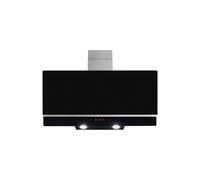 Amica AEA90BL 90cm angled extractor black glass