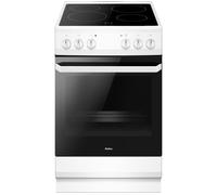 Amica AFC1530WH 50cm Electric Cooker with Ceramic Hob - White - A Rated, White