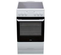 Amica AFC1530WH 50cm Electric Cooker with Ceramic Hob - White - A Rated, White