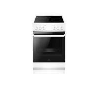 Amica AFC1530WH Freestanding Electric Cooker with Ceramic Hob,