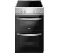 Amica AFC502SS Ceramic Electric Cooker with Separate Grill A