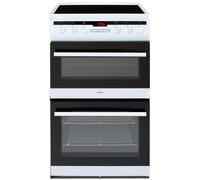 Amica AFC5550WH/1 Ceramic Electric Cooker with Double Oven A