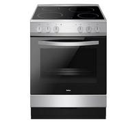 AMICA AFC601SS 60 cm Electric Ceramic Cooker - Black & Stainless Steel, Stainless Steel