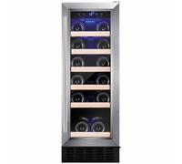 Amica AWC300SS 30cm Wide Wine Cooler, Stainless Steel, G Rated